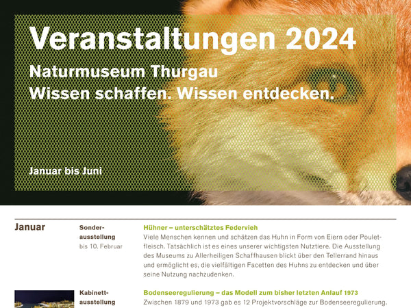 Veranstaltungen Naturmuseum Thurgau 2024